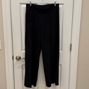 Old Navy Pixie Wide Leg Dress Pants Women’s Large Black Pull On 

Like New